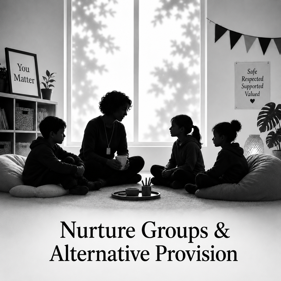 Nurture group provision supporting emotional wellbeing, belonging and relational development within schools.