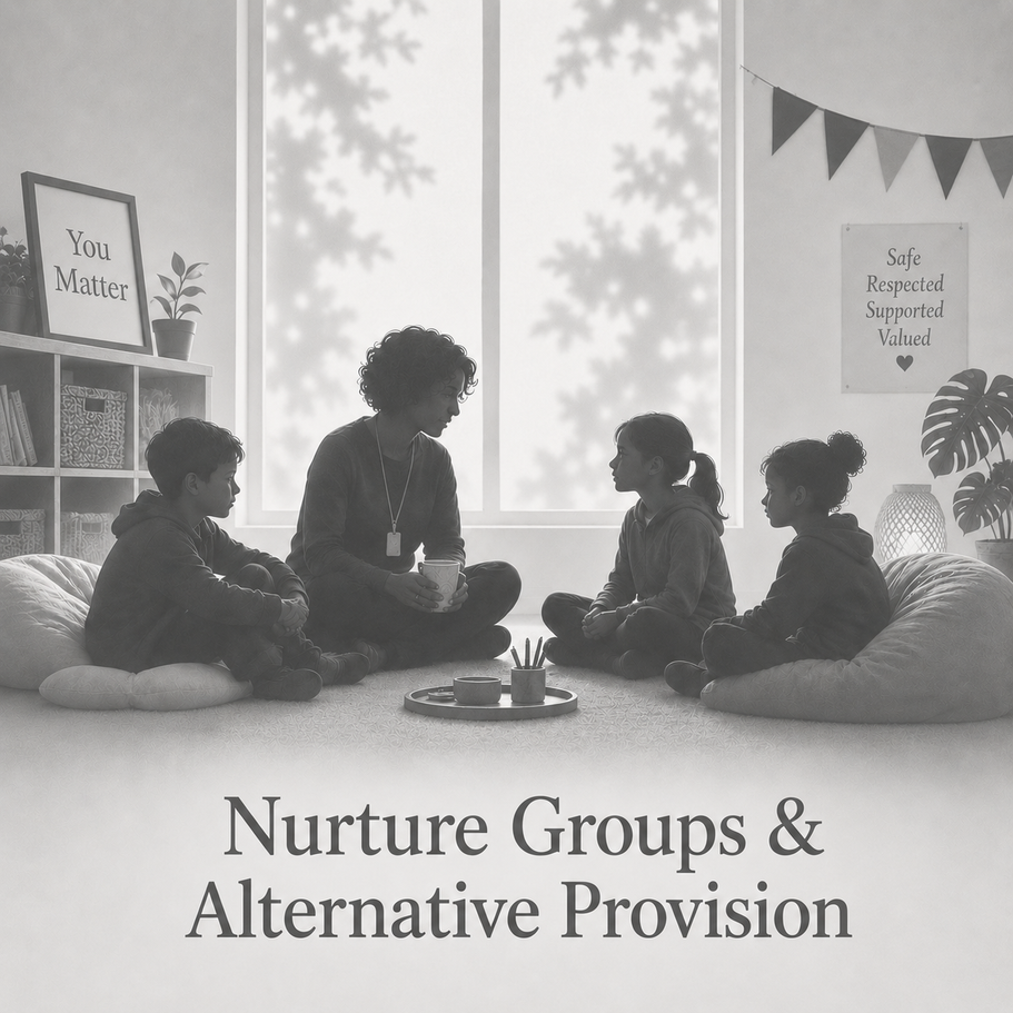 Nurture group provision supporting emotional wellbeing, belonging and relational development within schools.