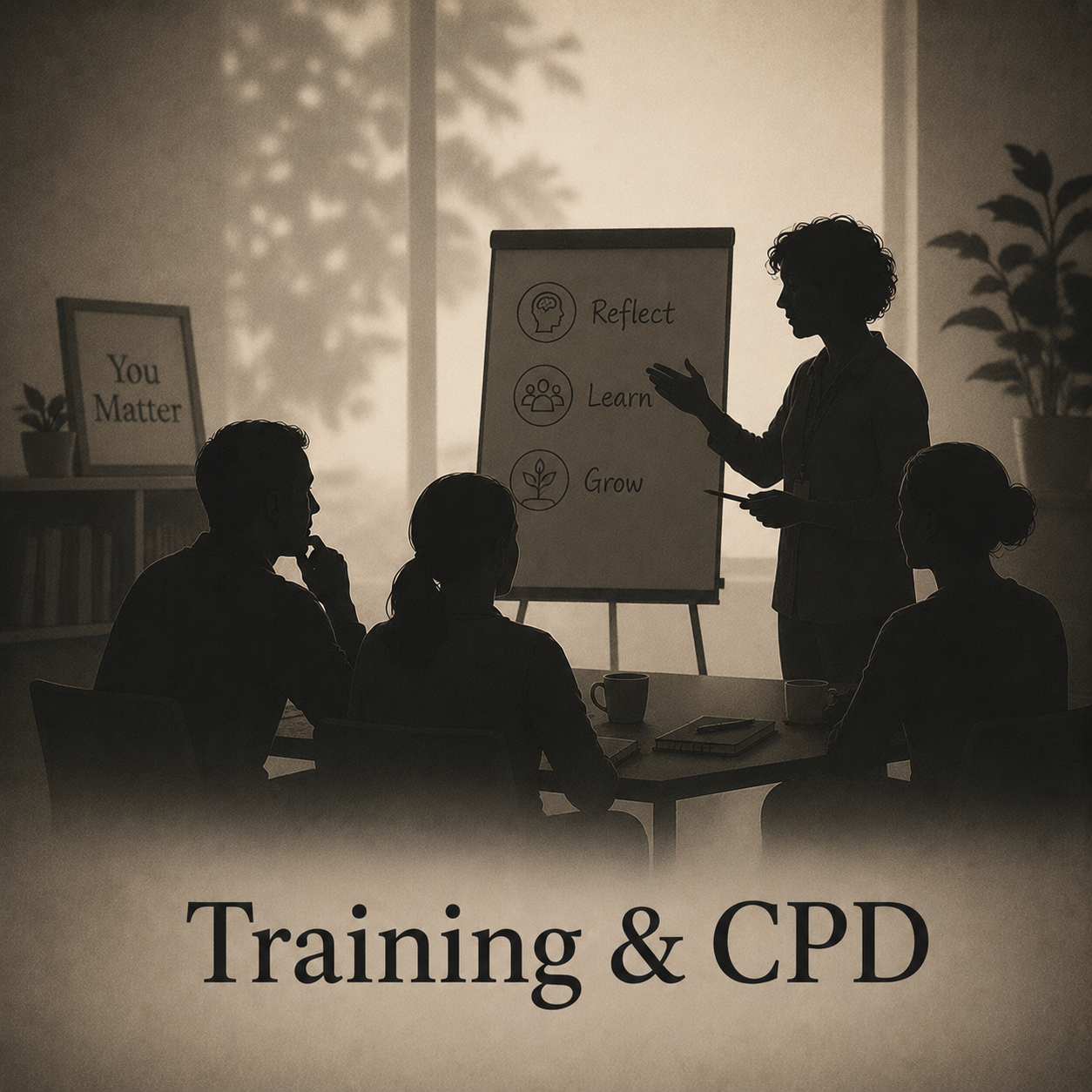 SEMH training and CPD session for school staff focused on attachment, emotional regulation and relational practice.